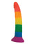 Rainbow 7” Strap On Dildo w/Harness